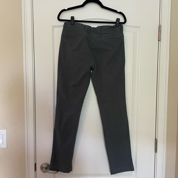 Brooks Brothers Red Fleece Slim Fit Chinos - Gray - Picture 2 of 4